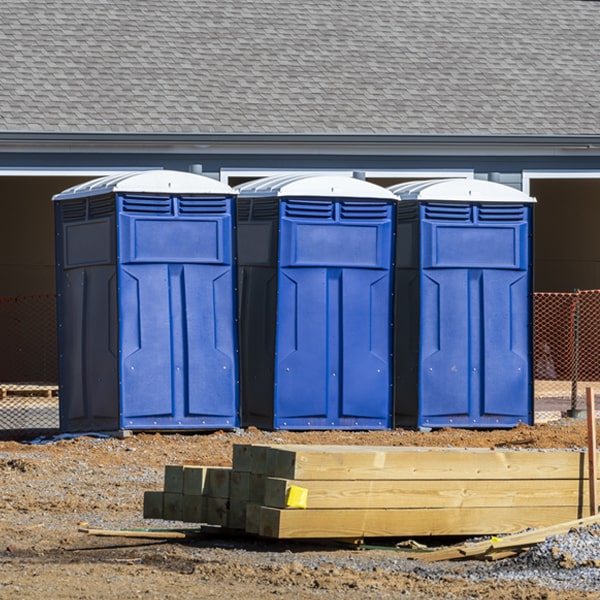 are there any restrictions on what items can be disposed of in the portable toilets in Prattsville AR